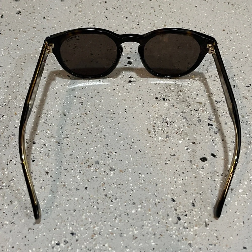 CARRERA ROUND SUNGLASSES UV LENS TORTOISE BROWN FRAMES NEW WITH CASE AND CLOTH